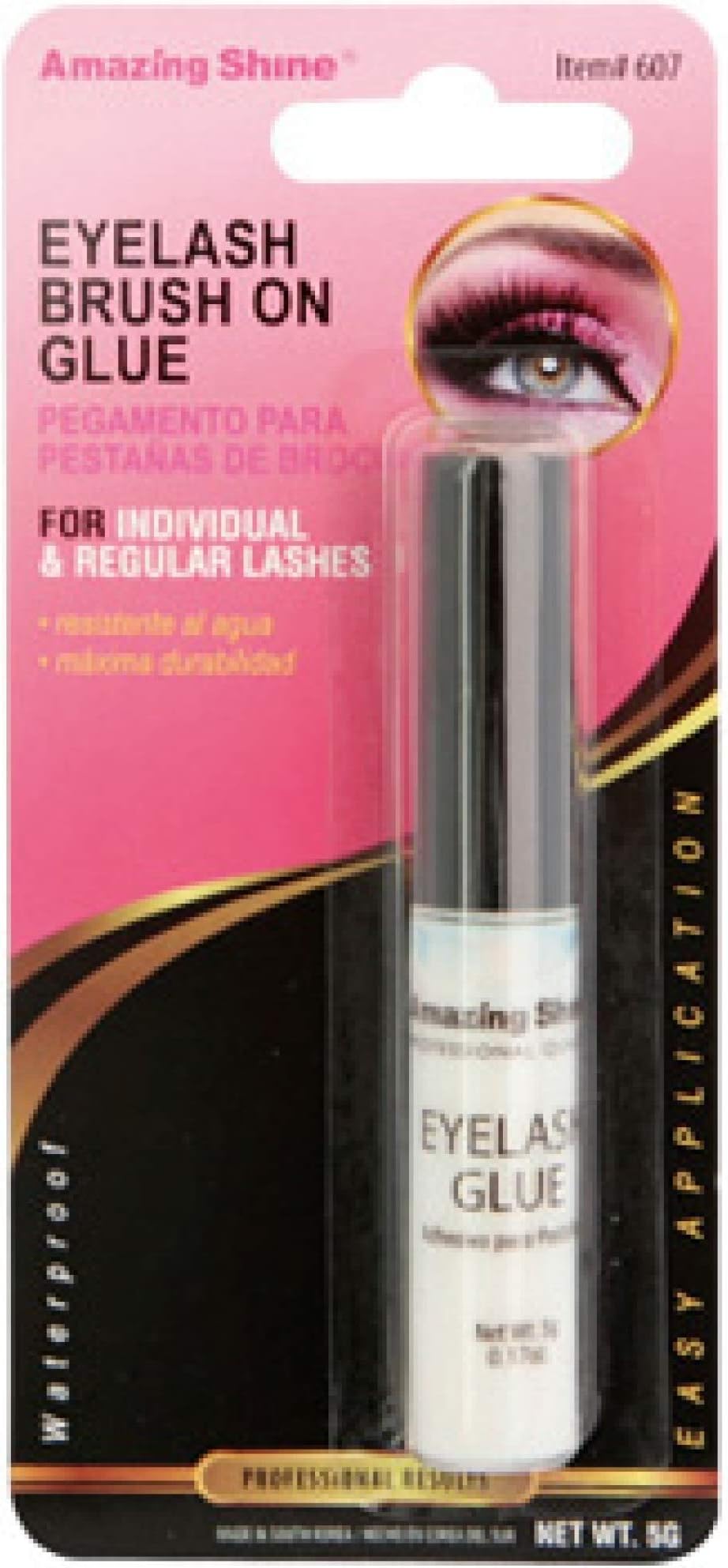 Amazing Shine No. 607 - Brush-On Eyelash Glue - Clear