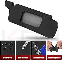 Vista 4 de KBH Funda para Visera de Sol para Ford Mustang 1994-2004, Forro de Cuero de Vinilo, Protector de Visera de Sol para Auto, Lado Izquierdo y Derecho