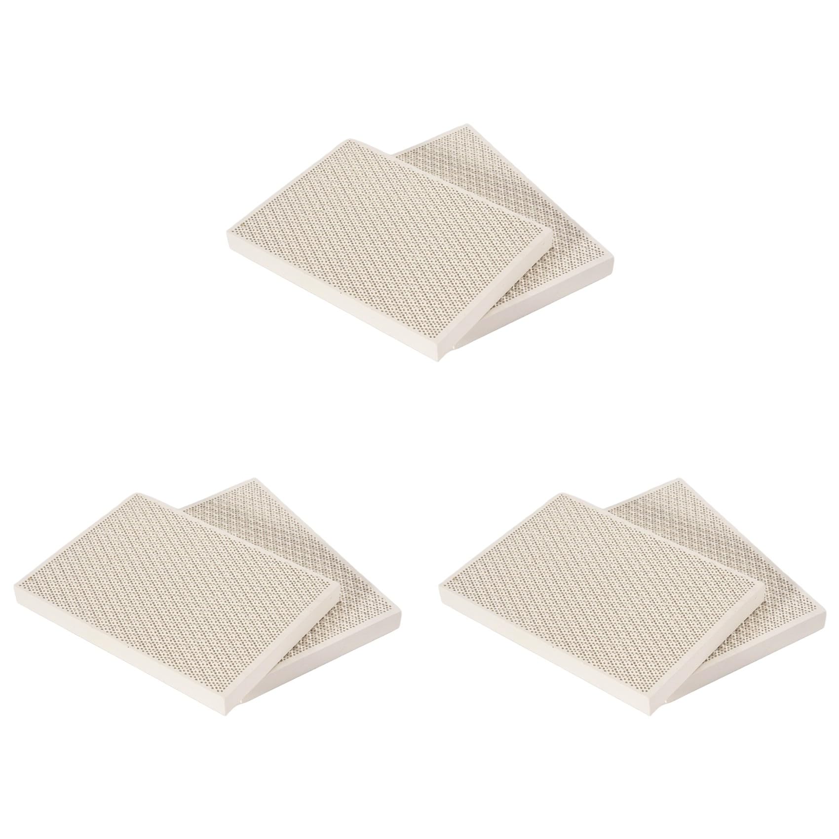 Jnchdghwa White 6Pcs Honeycomb Ceramic Soldering Boards Soldering Honeycomb Panel Jewelry Soldering Block Making Tools Soldering Parts
