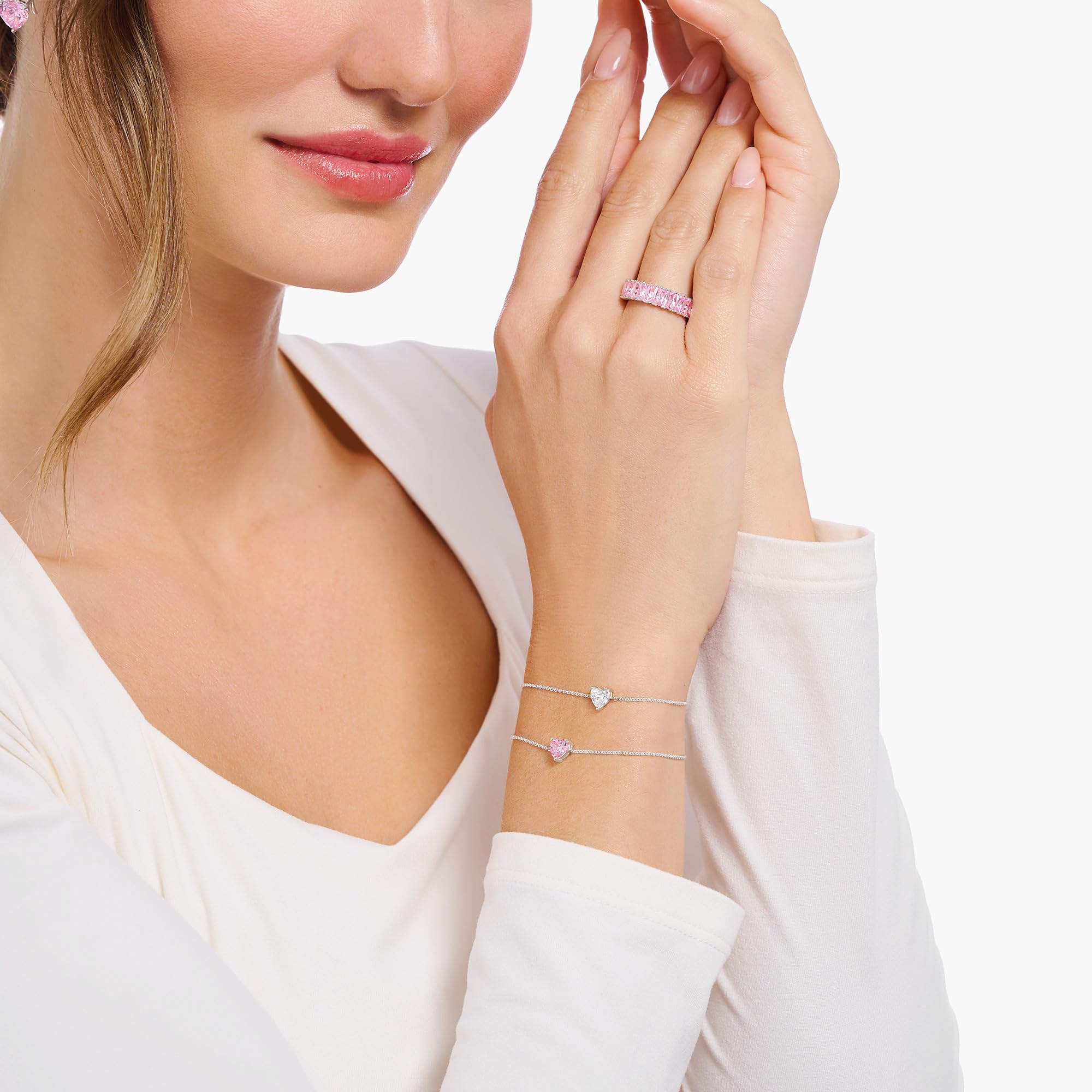 THOMAS SABO Damen-Armband 925er Silber Zirkonia 32028043