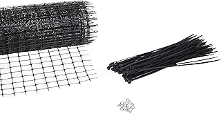 Kidkusion Deck Guard - 15' L x 38" H - Made in USA - Outdoor Balcony and Stairway Deck Rail Safety Net - Black - Child Safety; Pet Safety; Toy Safety