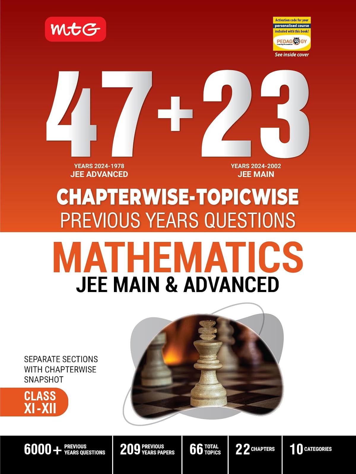 MTG 47 + 23 Years JEE Main (2024-2002) and JEE Advanced (2024-1978)