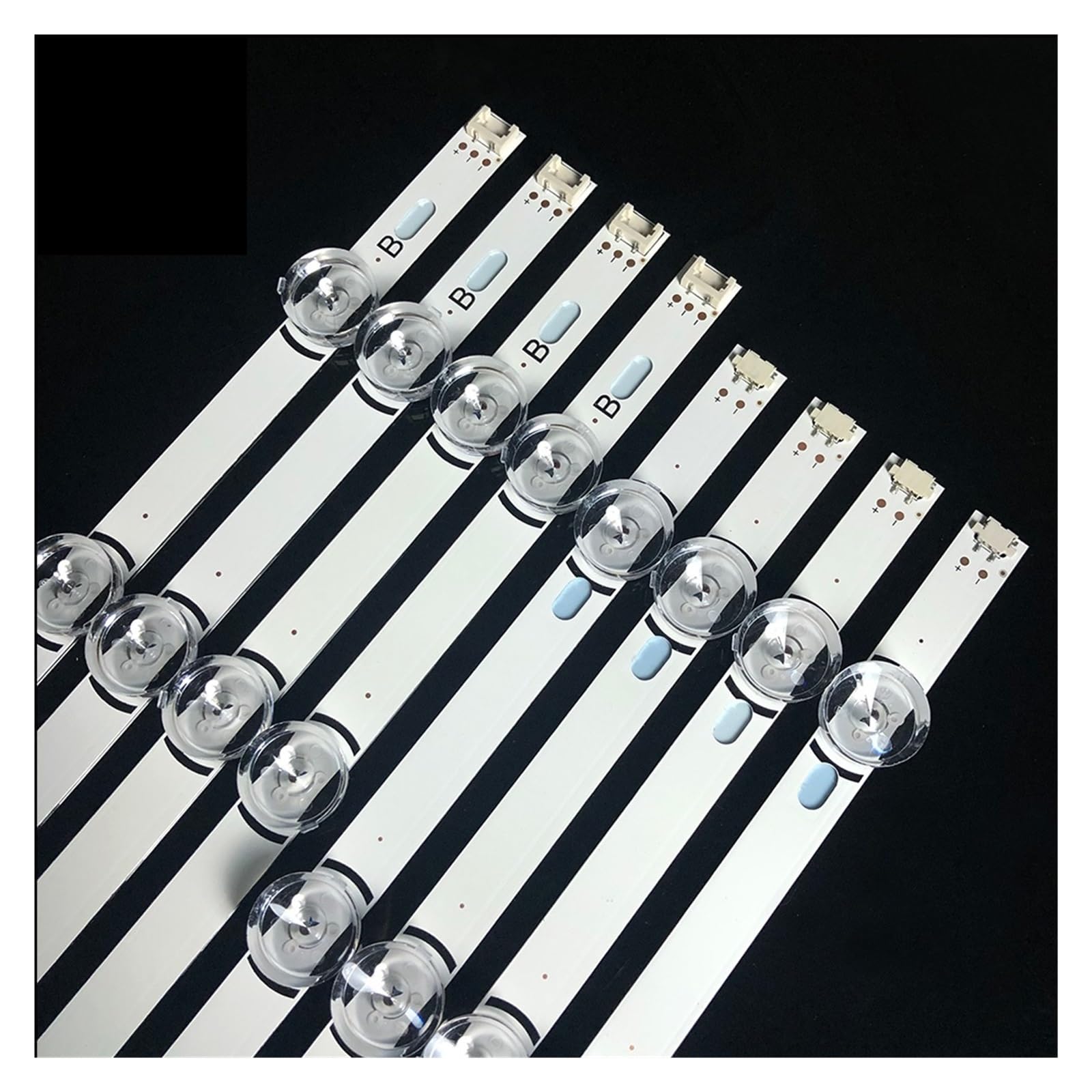 Tira de luz LED de Fondo for TV, 4 Pares, Compatible con LG 42 Pulgadas 42LB5610 42LB5800 42LB585V 42LB DRT 3,0 42 A/B 6916L-1709A 1710A 6916L-1957A 1956A