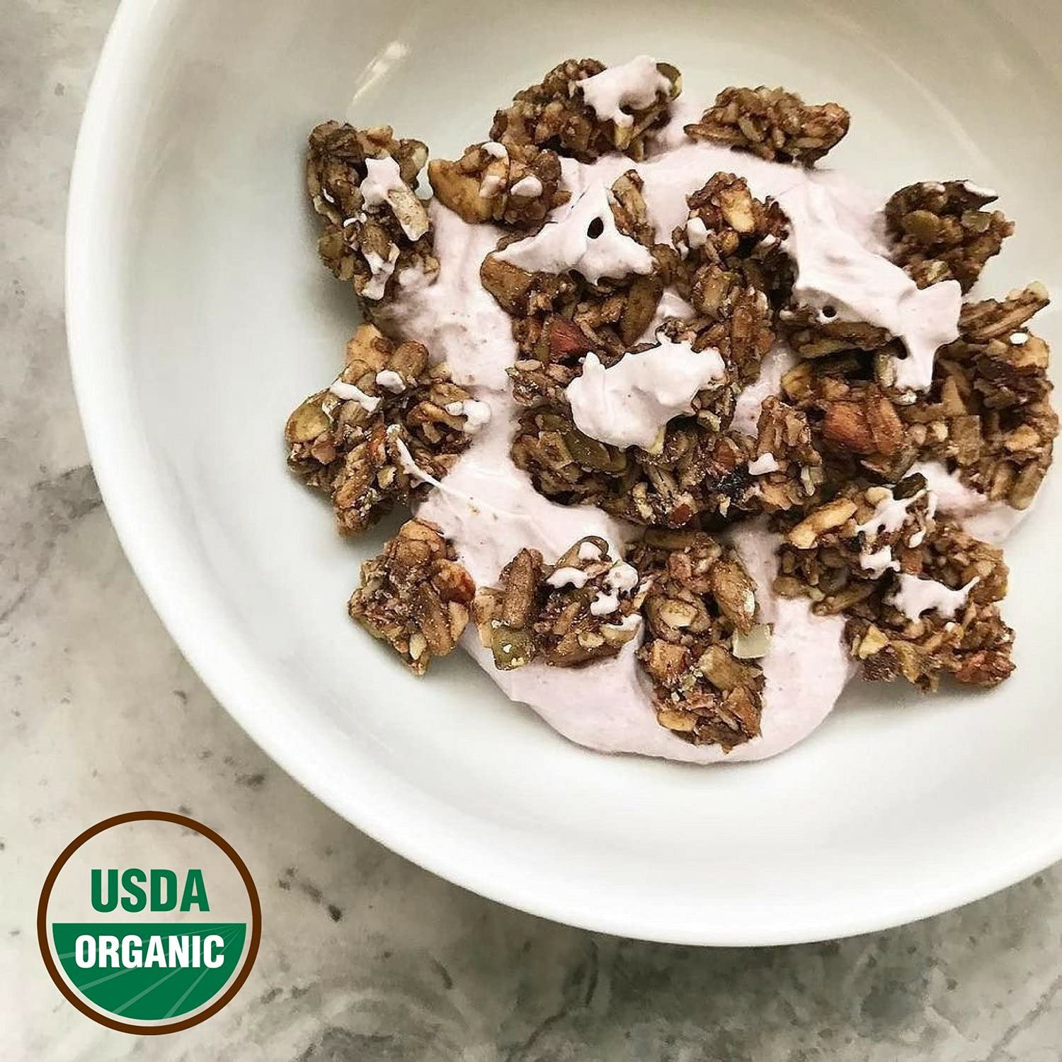 Lark Ellen Farm Vanilla Cinnamon, Cacao Cherry, Berrylicious Grain Free Granola Clusters, Crunchy Gluten Free Bites for a Healthy Snack, Healthy Breakfast, Cereal or Yogurt 8 oz - 3 Count