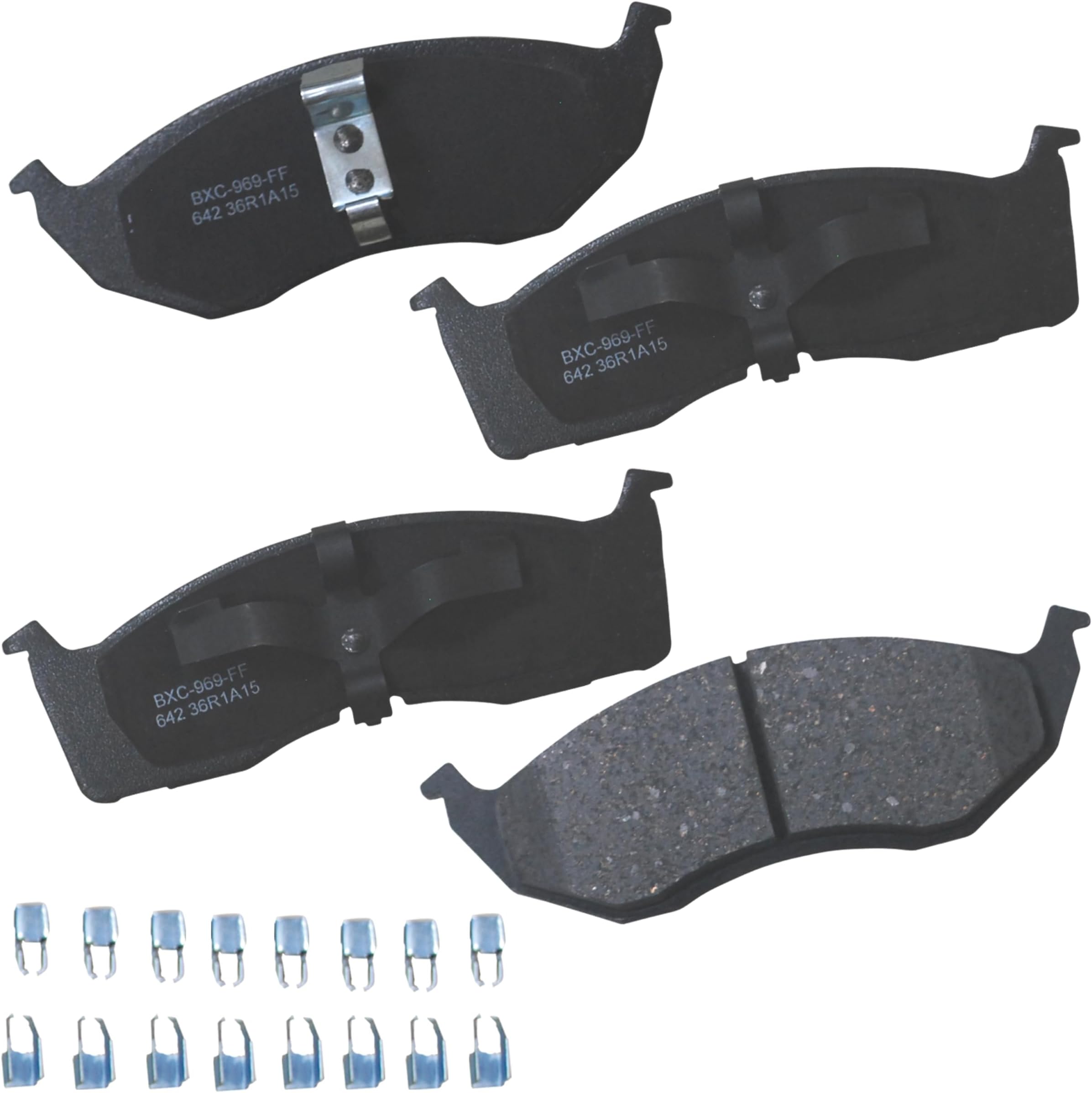 BENDIX SBC642 Stop By Brake Pad for Car Brakes, 4 Pack