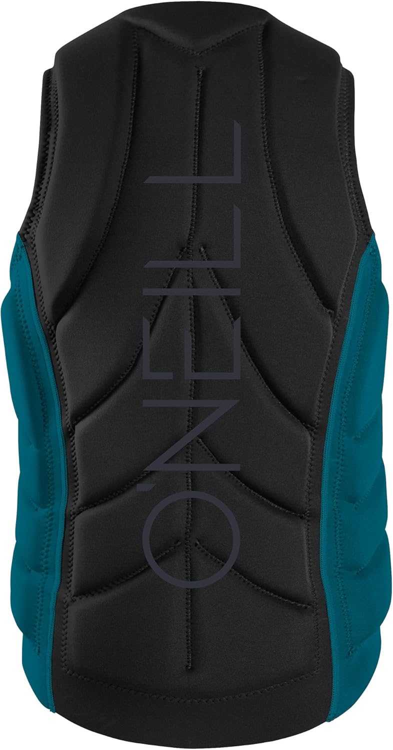O'Neill Men's Slasher Comp Life Vest Black/Tide Pool X-Large Vest