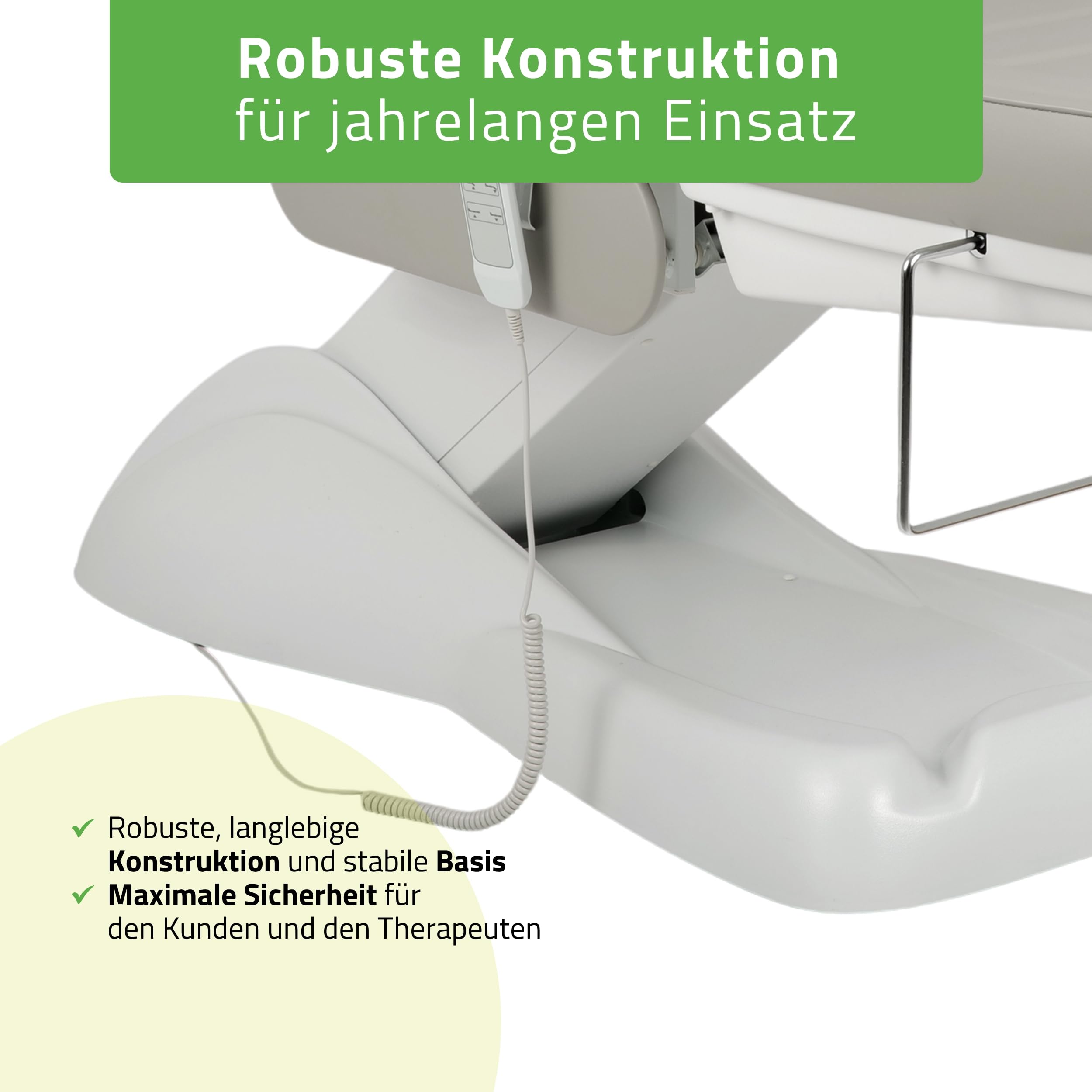 HABYS Kosmetikliege Elektrisch Leo PRO 4, Elektrische Massageliege (Grau)