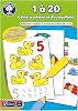 Orchard Toys - Livre de Coloriage 1 à 20-24 Pages dAutocollants et dActivités Pour Apprendre à Écrire des Chiffres - Pour les Enfants à Partir de 4 ans - Français - FC11
