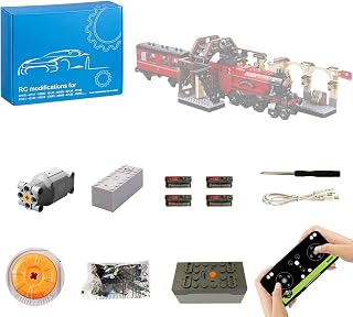 for Lego Hogwarts Express 75955 Super Motor and Remote Control Kit, Remote Control and APP Adjustment Speed, Compatible with Lego 75955(Not Include Model) (Speed Control Version)