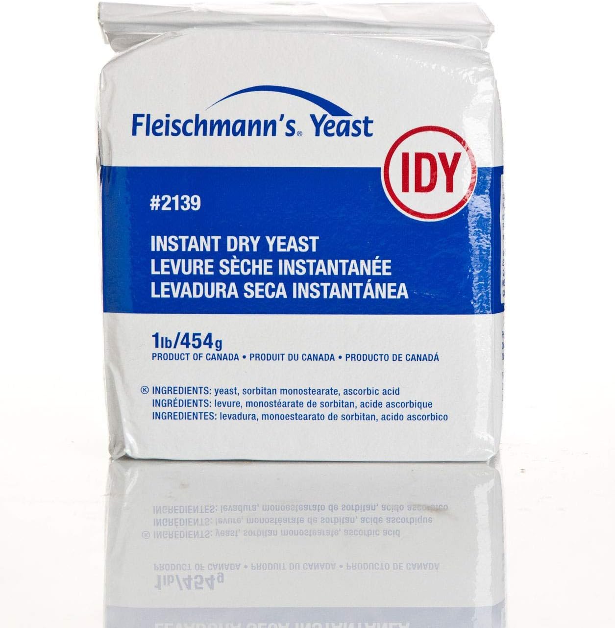 Fleischmann's Instant Dry Yeast Vacuum Pack (1 Lb) (Package may vary) - Set of 3