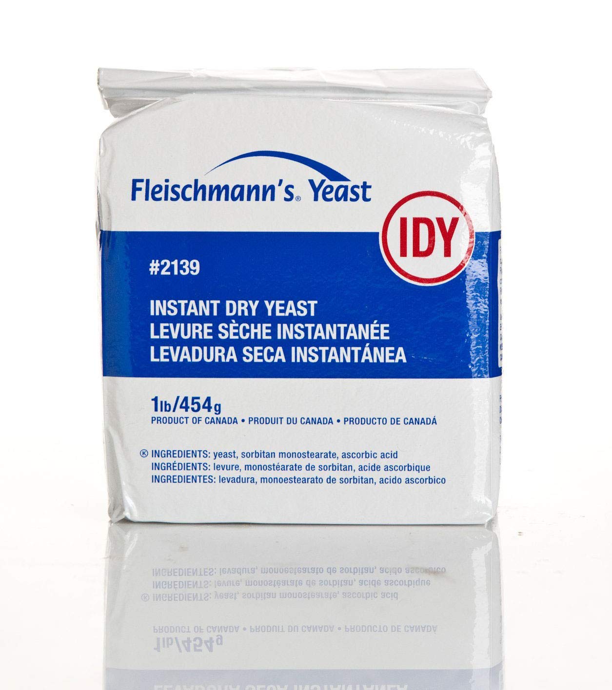 Fleischmann's Instant Dry Yeast Vacuum Pack (1 Lb) (Package may vary) - Set of 3