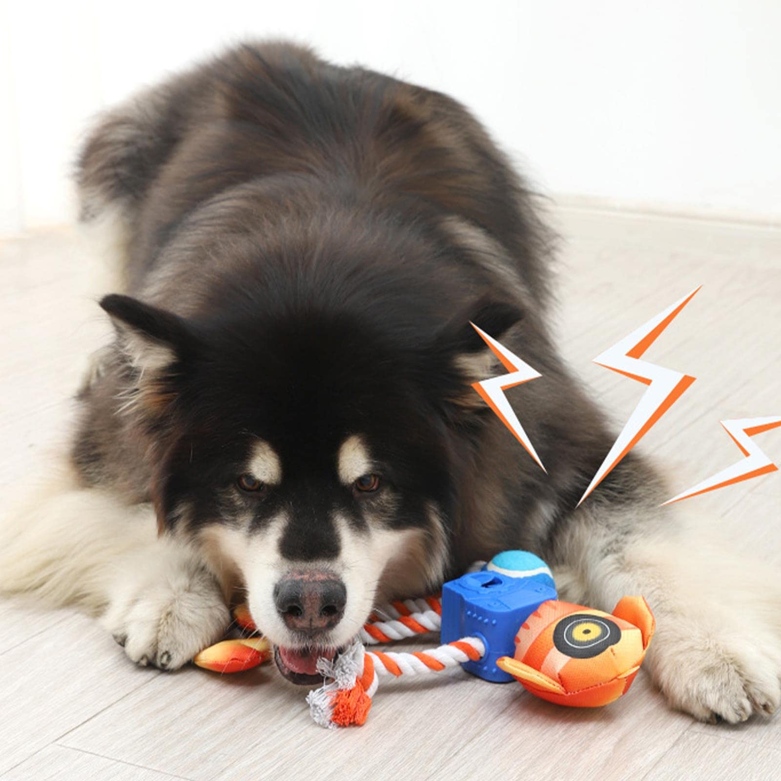 Hundespielzeug Hund Kauspielzeug Roboter Kombination Lecks Lebensmittel Interaktiv Kreative Stimme Spielzeug Für Kleines Und Mittlere Hund Kauwelpenspielzeug