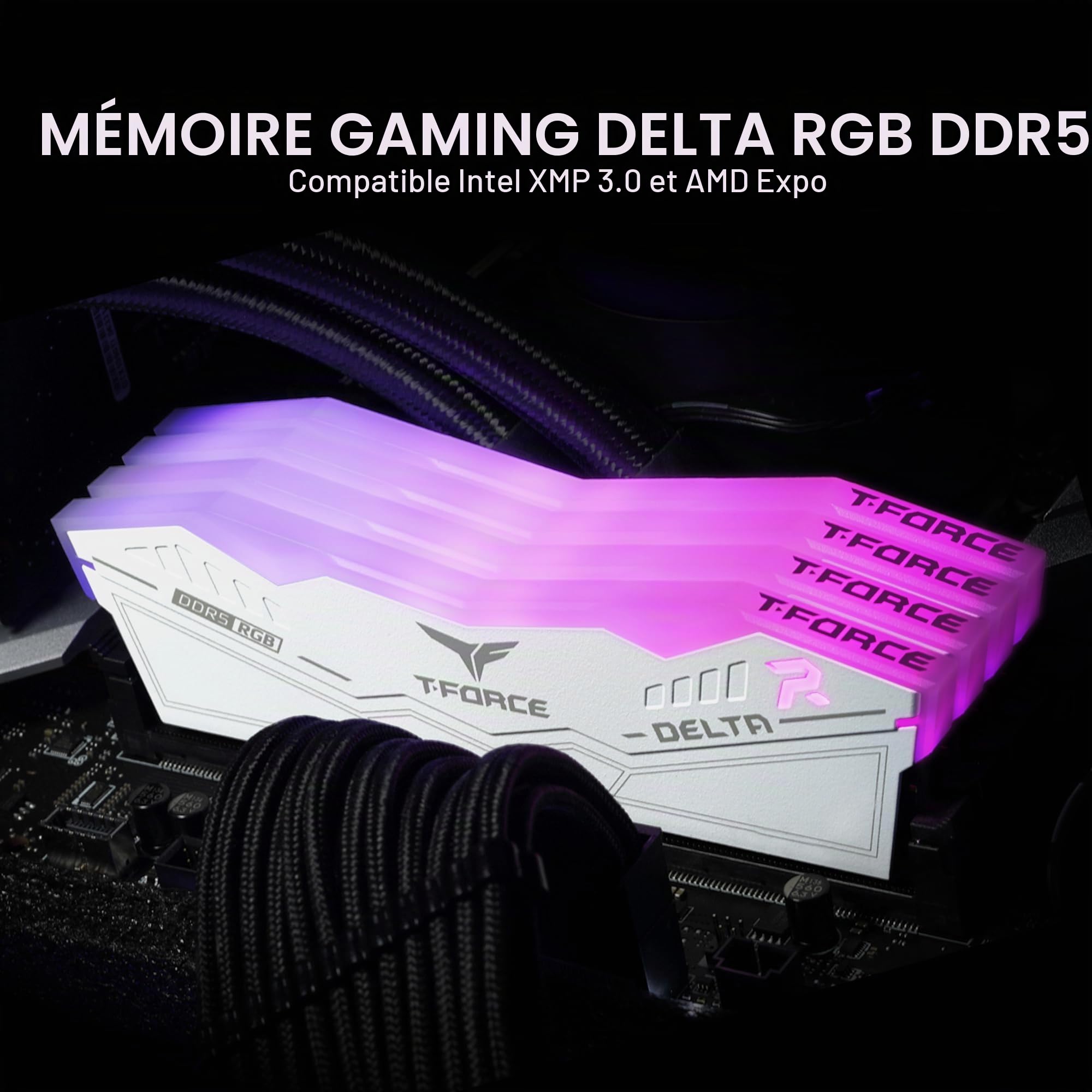 Team Group Delta Rgb Memoria 32 Gb 2 X 16 Gb Ddr5 288-Pin Dimm (T-Force Delta Rgb - 32gb:2x16gb - Ddr5)