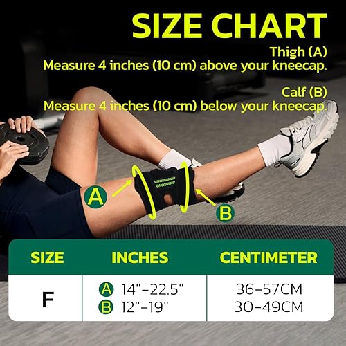 Miniatura 6 de Rodillera (talla única mediana) con estabilizadores dobles y almohadillas de gel para rótula, correas ajustables de 4 vías para artritis, lesiones