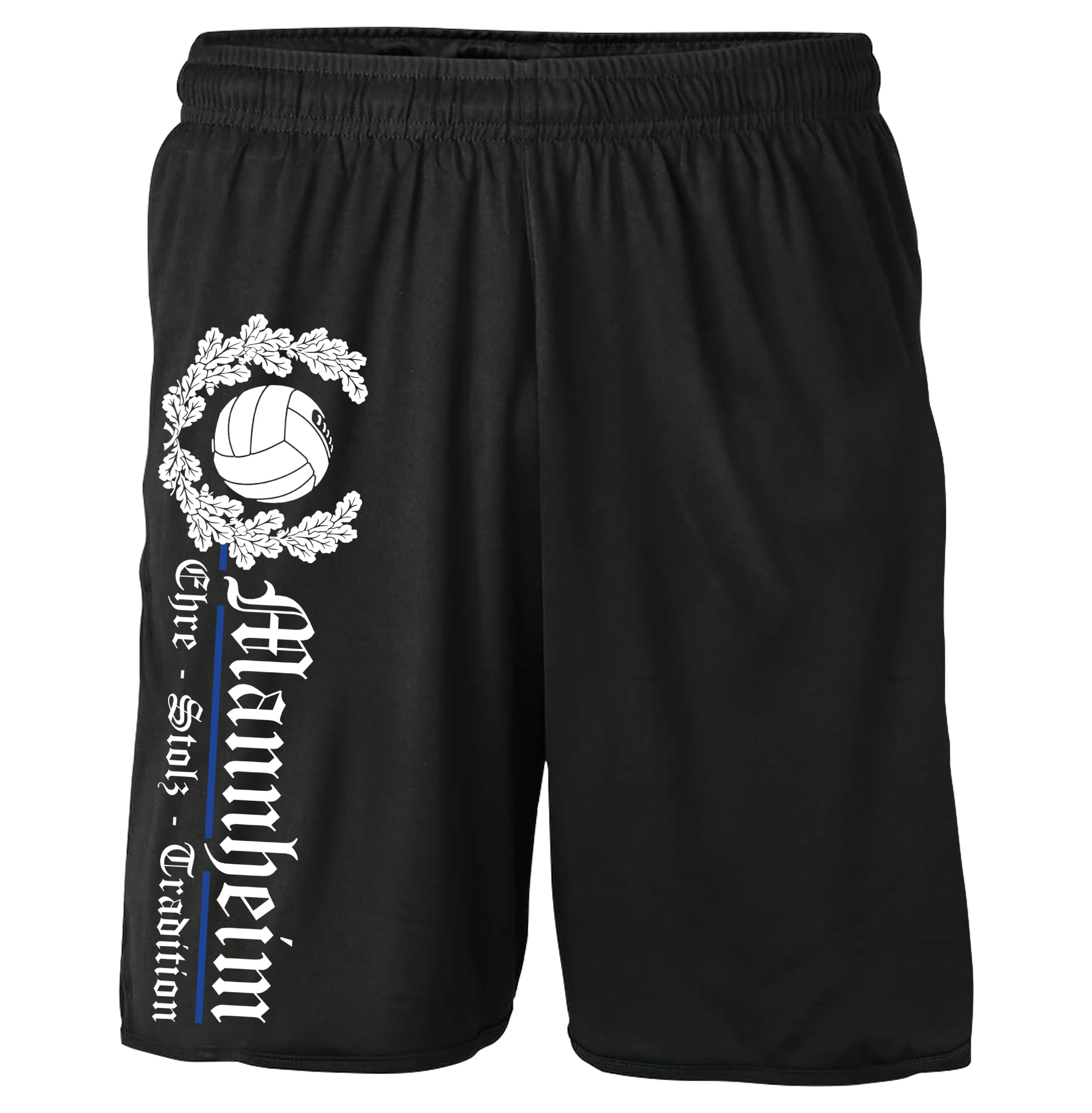UGLYSHIRT Mannheim Ehre & Stolz Shorts | Sport Stadt Kurze Hose Sweatshorts Fanartikel | M2