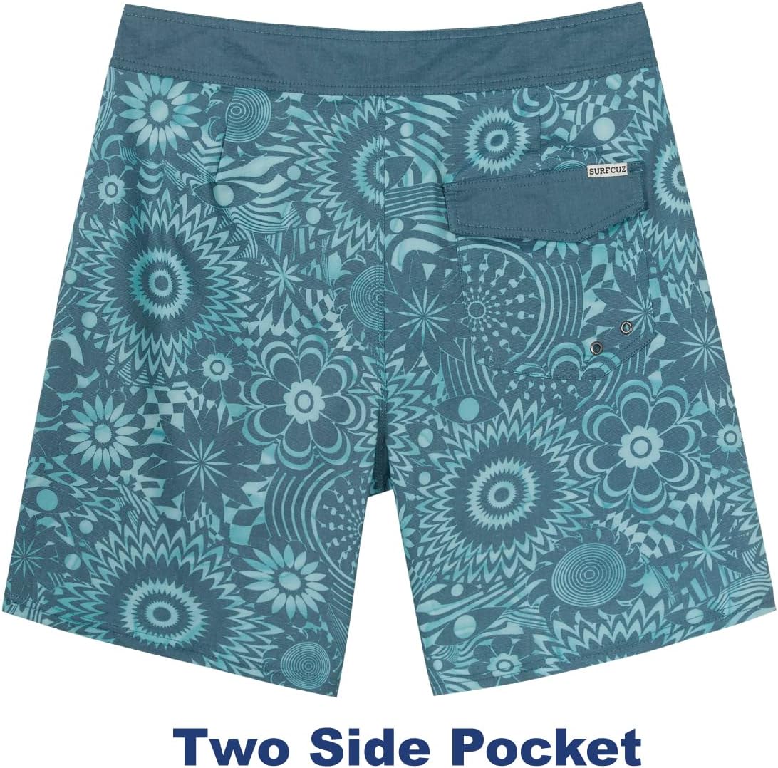 SURF CUZ Men's Vintage Cruzer Stretch Boardshort Chino Shorts