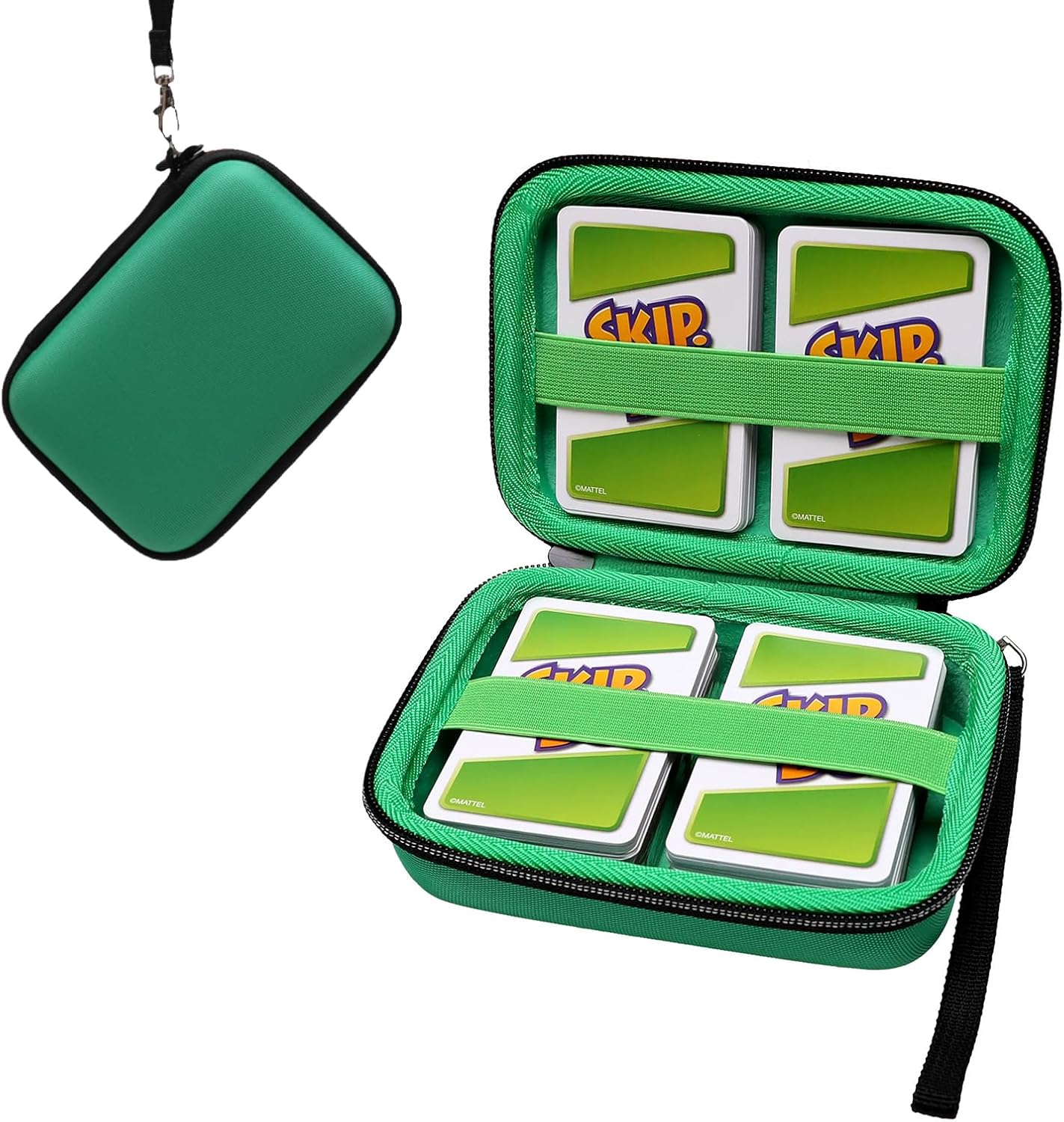 XANAD Cards Case Compatible with Pokemon/Skip Bo/UNO/Playing Card Game/Phase 10 Card Game/Five Crowns Card Game,PM TCG Trading Cards (Dark Blue)