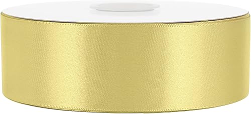 Vista 712 de MEEDEE Orange Satin Ribbon - 1.5 inch Double Faced Satin Ribbon, 50 Yards - Neon Tangerine - For Christmas, Thanksgiving, Halloween, Weddings