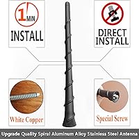 Vista 2 de Dodge Avenger - Antena de goma flexible de 8 pulgadas, número de pieza 68297936AA