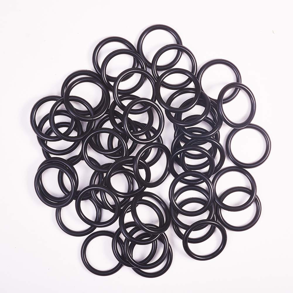 Othmro 50 Pcs Rubber O-Rings, Nitrile Washers Seal O Rings 30mm OD 23mm ID 3.5mm Width, Metric Buna-N Sealing Gasket for Taps, Plumbing — image 1