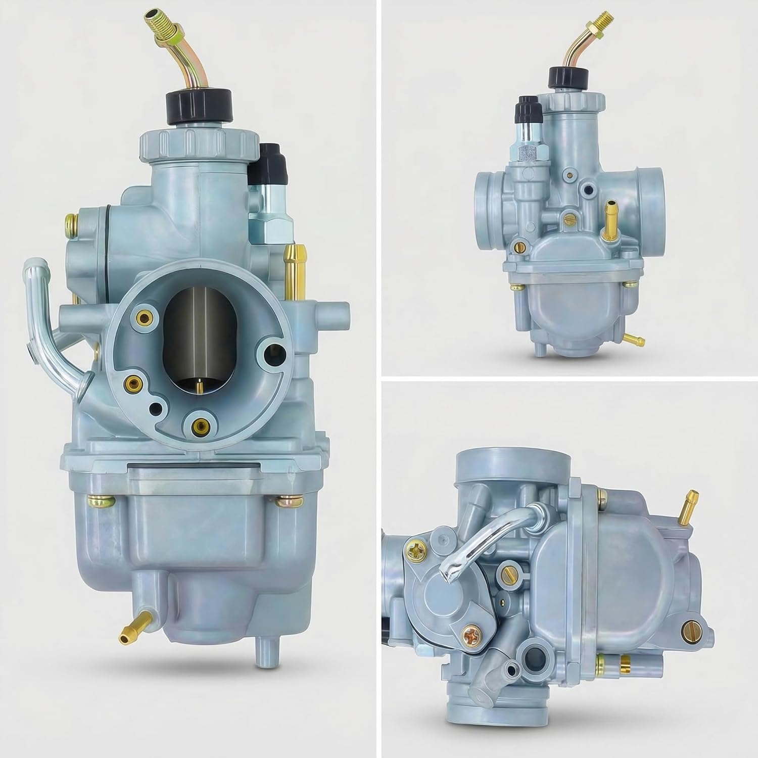 TTR125 Carburetor with Fuel Switch Valve Petcock Replacement for Yamaha TTR125 TTR125L TTR125E TTR125LE Motorcycle Part (2000 2001 2002 2003 2004 2005 2006 2007)