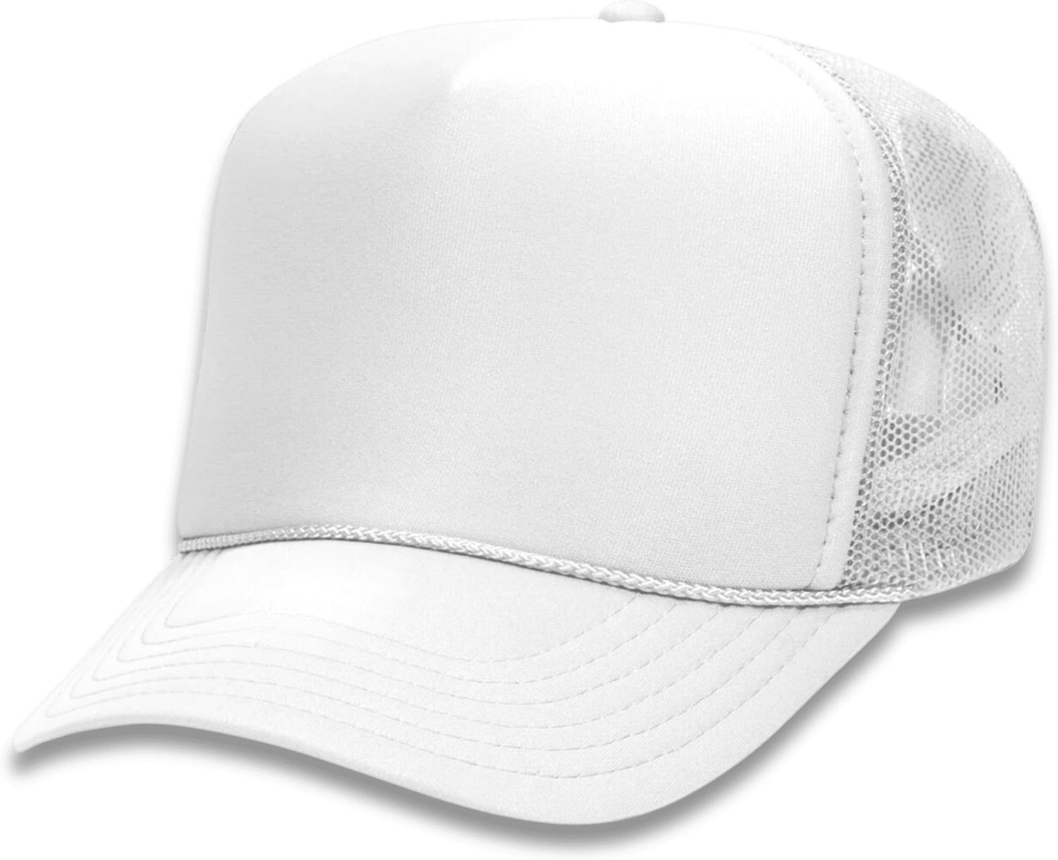 Milfin Ain't Easy Funny Classic 5 Panel Mesh Snap Back Trucker Hat - Image 4