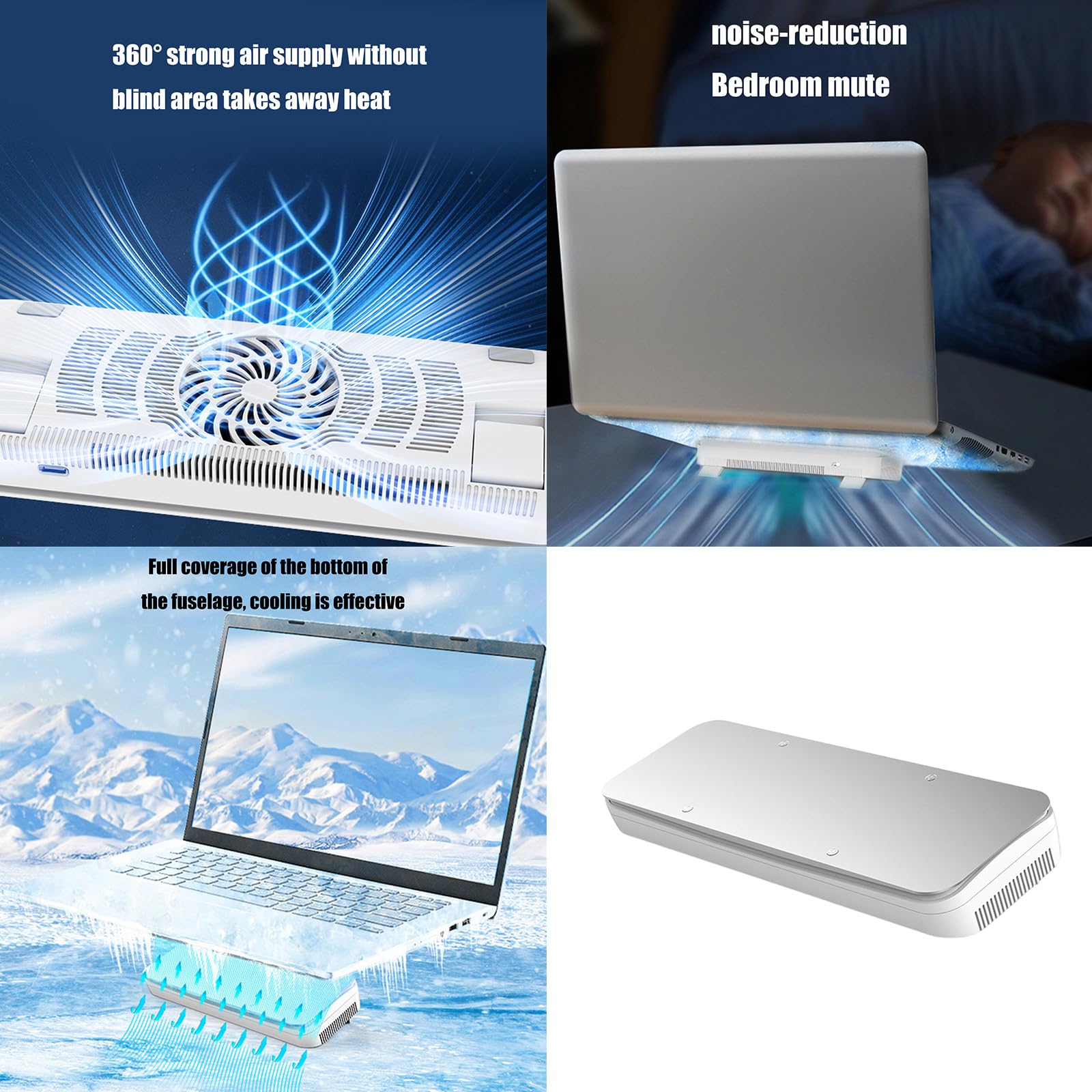 Gaming Laptop Coolers Semiconductor Stand Notebook Cooling Pad Adjustable Speed Gaming Laptop Coolers Replacement