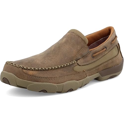 Twisted X Men's Bomber Slip-On Boat Shoe