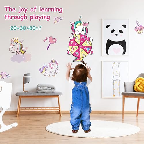 Miniatura 5 de chiazllta 2 piezas de juegos de mesa de dardos de San Patricio para niños, diana grande del día de San Patricio con bolas adhesivas, juegos