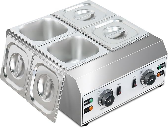 Máquina para Templar Chocolate Comercial 2000W 4 Tanques miniatura 3