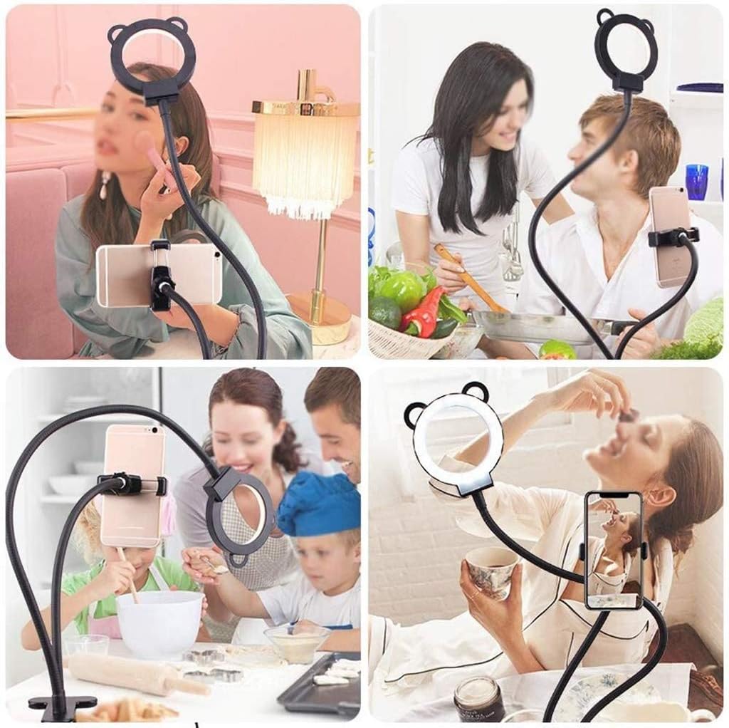HBJWOV Hose Light，Cell Phone Holder for Desk Bed,Bike and Motorcycle Mount,Universal Lazy Bracket Mobile