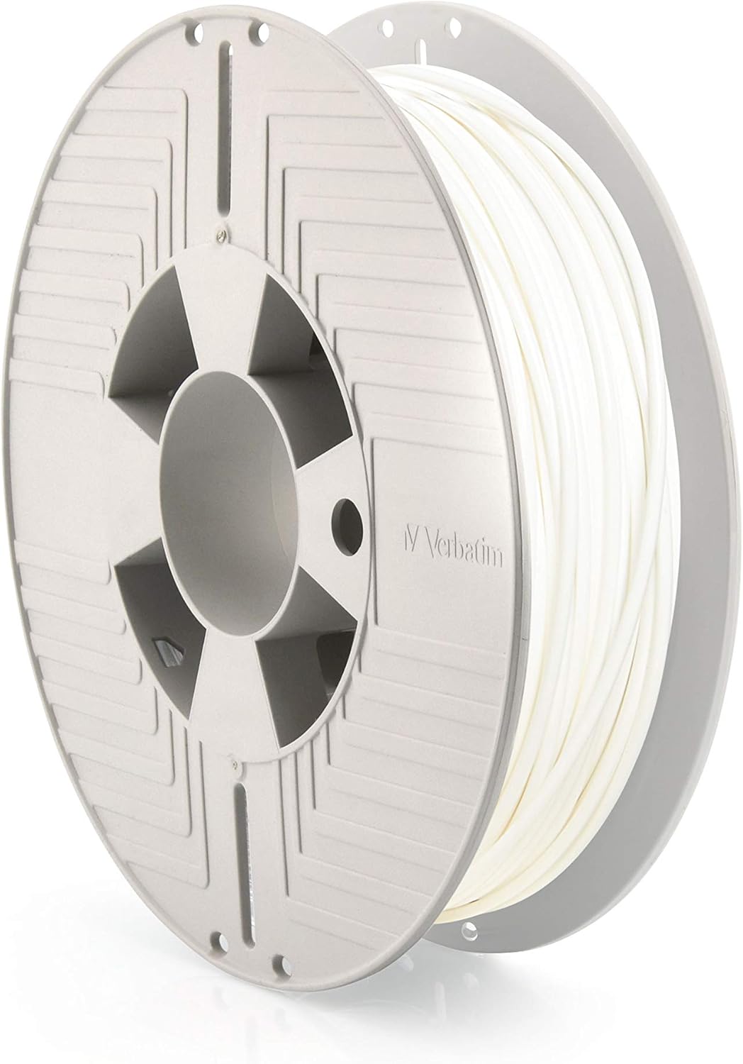 VERBATIM Durabio 3D Filament 3D Printing - 2.85mm - 500g - Filament of Polycarbonate Resin for Material Extrusion - for 3D Printer & 3D Pen - 3D Printer Filament of Polycarbonate Resin - White