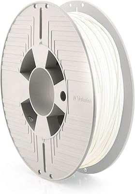 Verbatim 3D Printer Filament PRIMALLOY 2.85MM White 500G (2019), W125625580 (2.85MM White 500G (2019) 55512, 500 g)