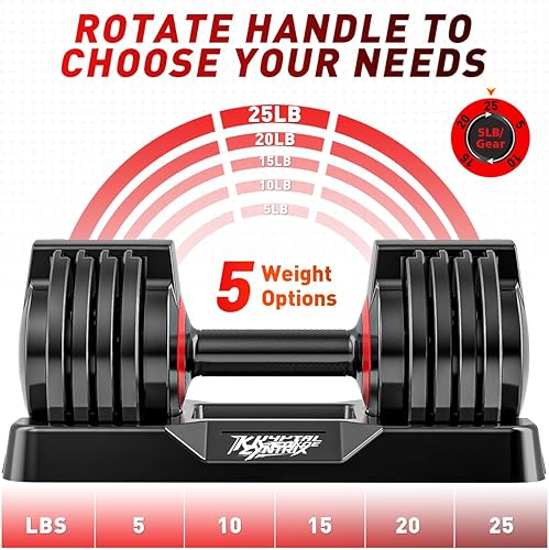 Miniatura 2 de Juego de mancuernas ajustables de 2555 libras, mancuernas con mango de metal antideslizante para ejercicio y fitness, ajuste rápido de peso para