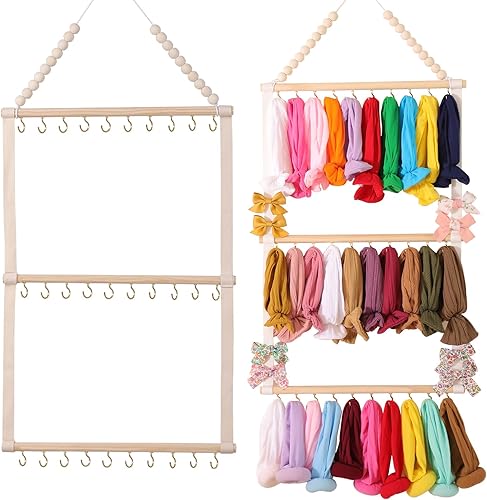 Miniatura 10 de YOcity Soporte Organizador de Diademas para Niñas Bebés Diademas Accesorios para el Cabello Organizador de Lazos para el Cabello Almacenamiento