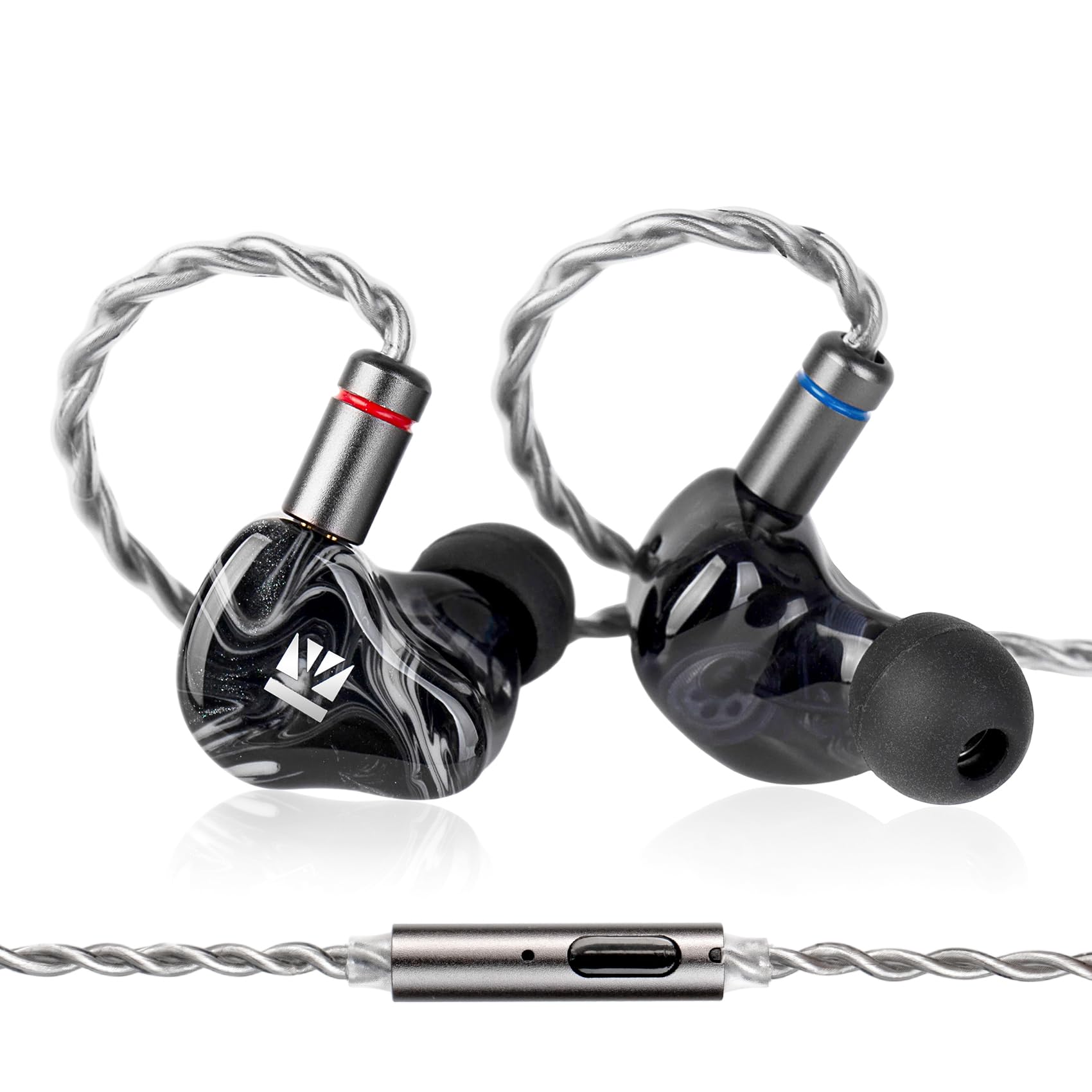 Amazon.co.jp: イヤホン 有線 KBEAR SR-8 海の心 イヤモニ iem 1DD+3BA