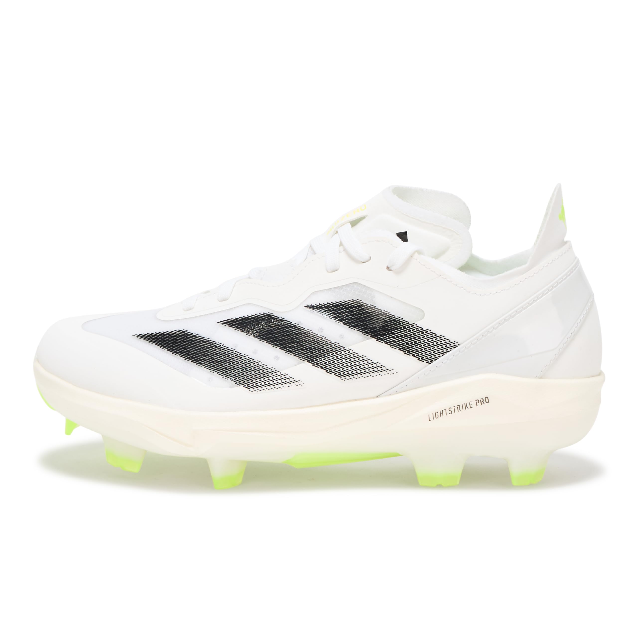 adidas Women's Adizero Instinct+ Softball Sneaker, White/Black/White, 9