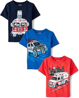 The Children's Place Baby Boys' Graphic T-Shirts (3-Pack)