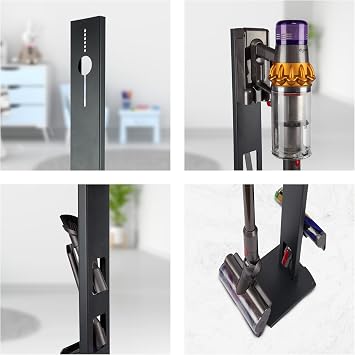 ibrush Şarjlı Süpürge Standı Dyson V15 Gen5Detect ile Uyumlu Tüm V Serisiyle Uyumlu Şarjlı Süpürge Standı (Antrasit)