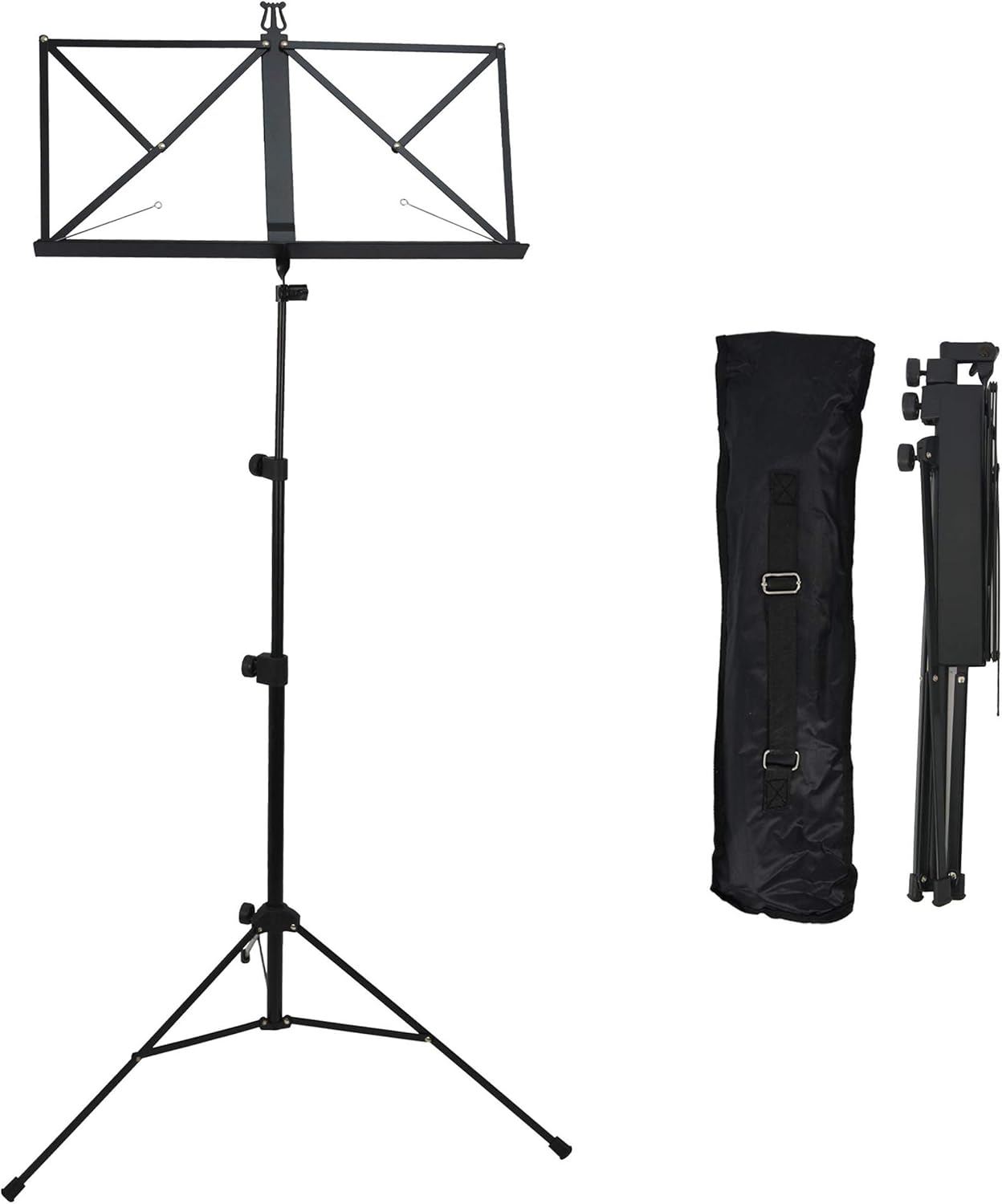 AStar Folding Music Stand, Lightweight, Height Adjustable Metal Sheet