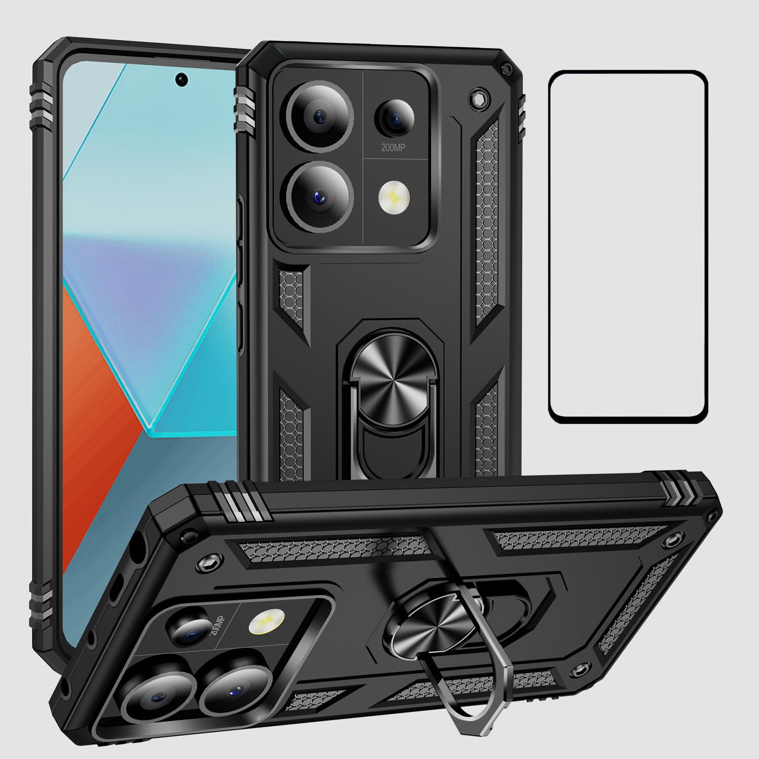 Amazon.com: WVOZWWO for Xiaomi redmi Note 13 Pro 5G Case with