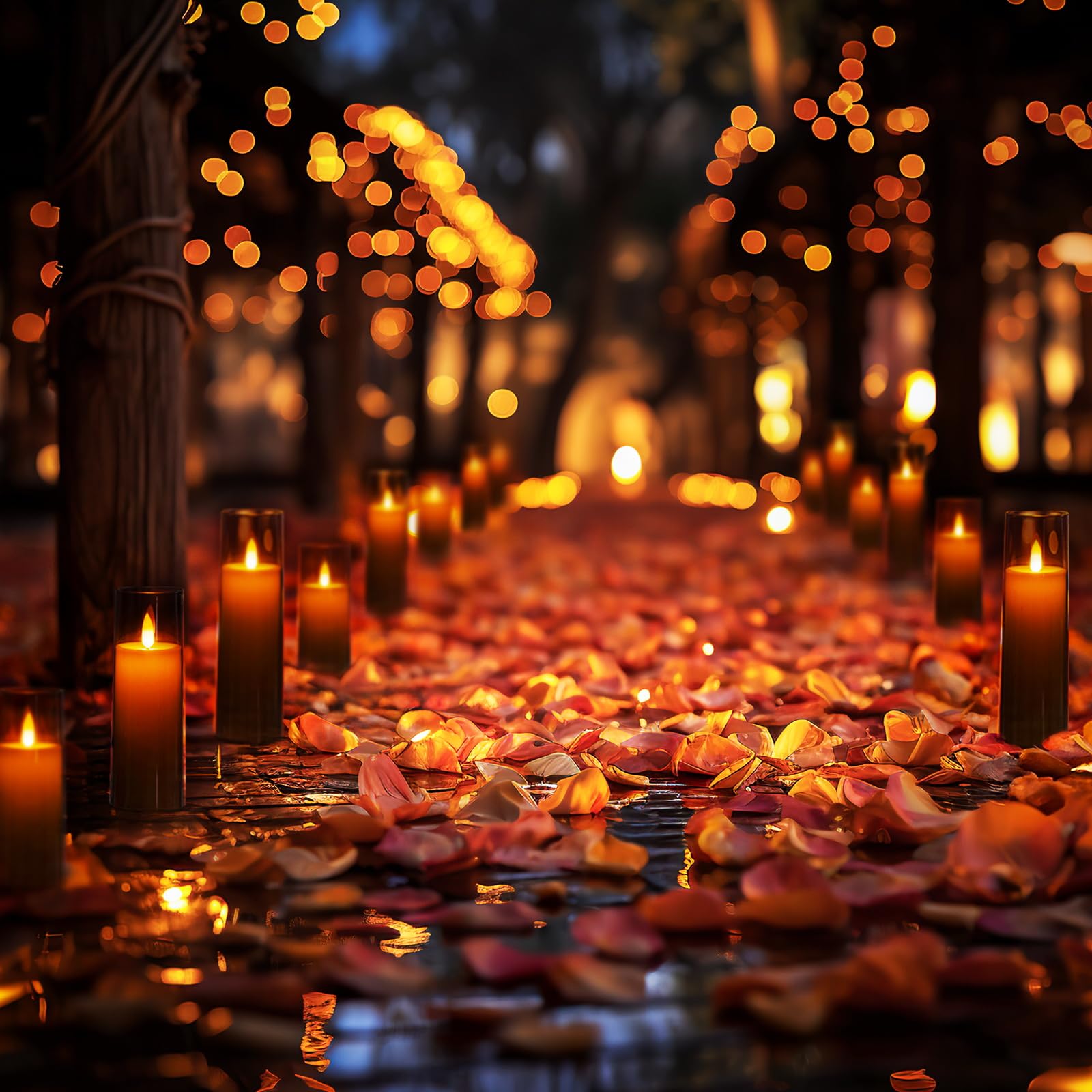 Homemory Set di candele senza fiamma