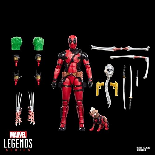 Marvel Legends Series Dogpool and Deadpool, Marvel Studios' Deadpool & Wolverine Film Collectible 15-cm Action Figure Gift - 3