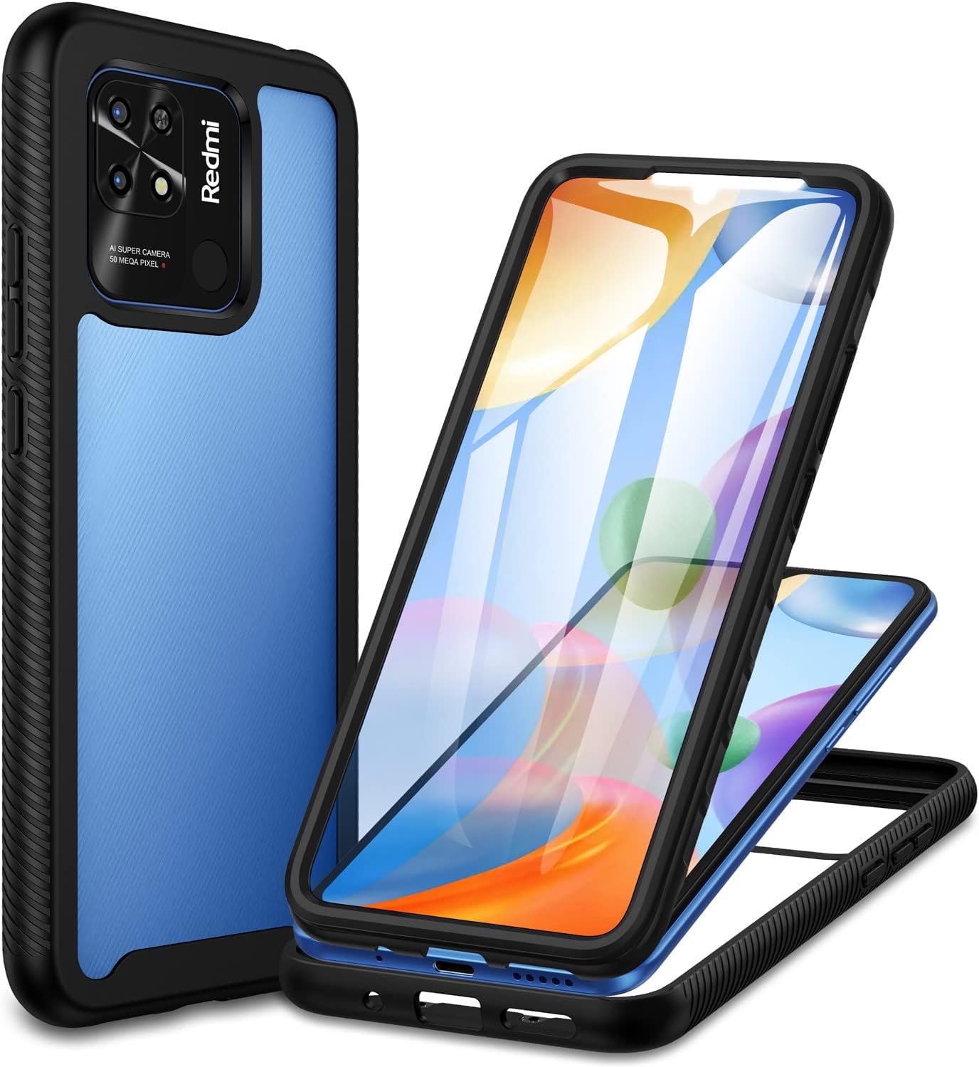 Custodia antiurto per protezione a 360 gradi per Xiaomi Redmi Note 12S 12 11 10 13C