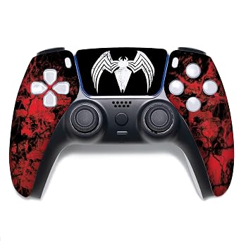 Carnagge Custom PS-5 Controller Wireless compatible with Play-Station 5 Console by BCB Controllers | Proudly Customized in USA with Permanent HYDRO-DIP Printing NOT JUST A SKIN MODDED