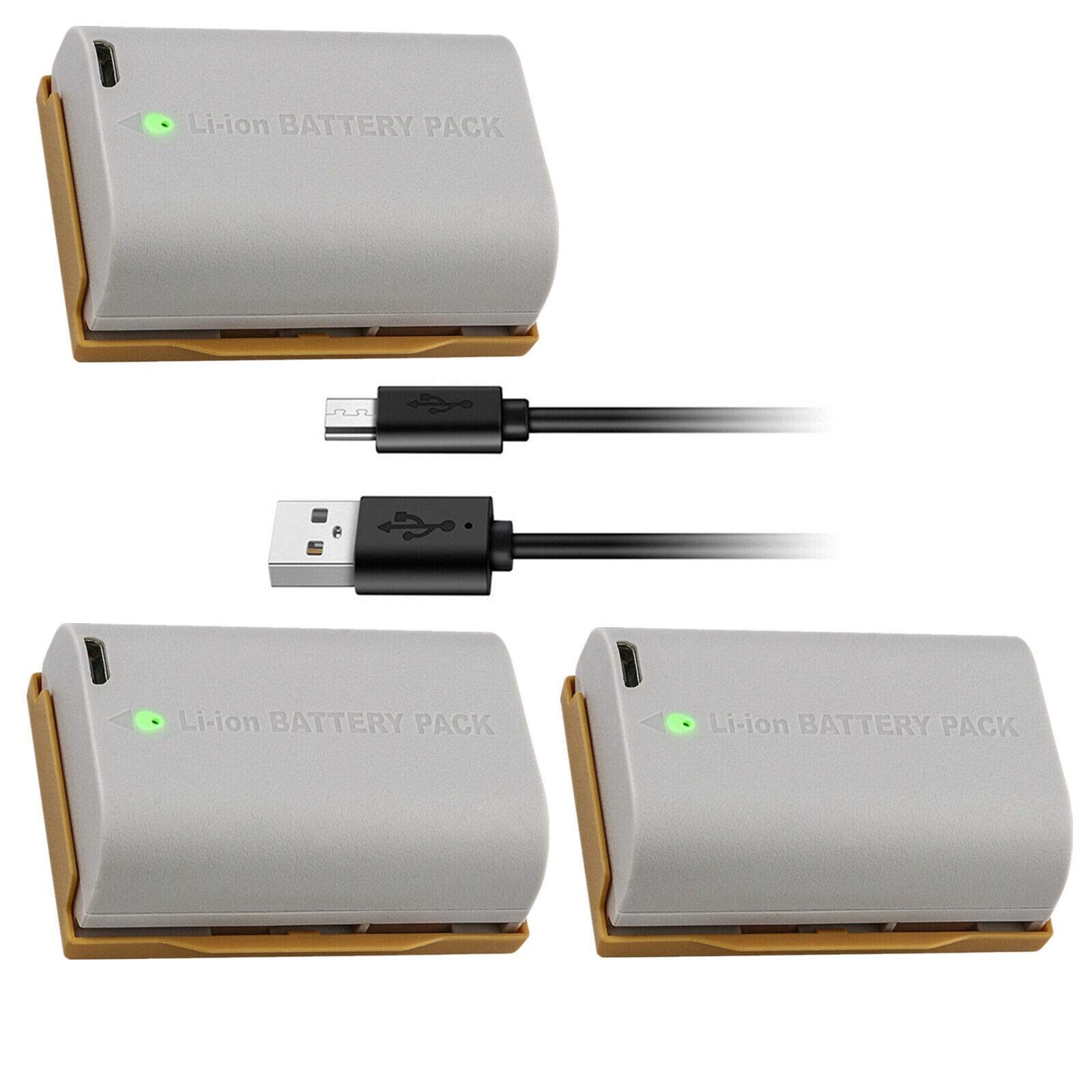 Kastar 3-Pack LP-E6N Pro Battery Replacement for Blackmagic BMPCC 4K BMPCC4K Battery, Blackmagic Pocket Cinema Camera 4K, Blackmagic Pocket Cinema