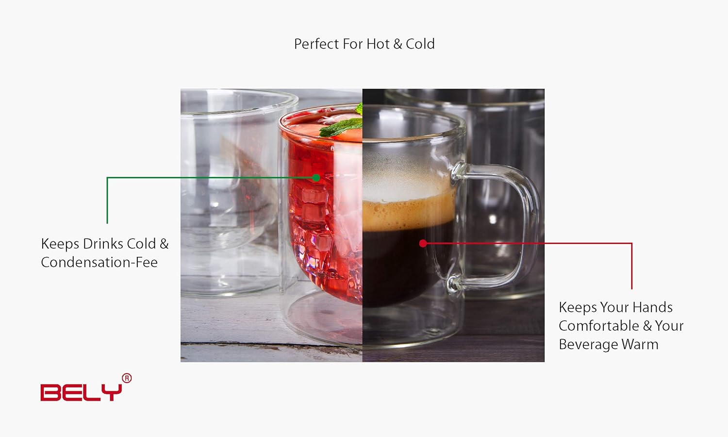 Fеаturеd Prоduсt Bely Double Wall Glass Coffee Cups,Set of 4 (12oz, 350ml),Insulated Clear Coffee Mug,Coffee Glass,Tea Cups,Latte Cups,Glass Coffee Mug,Beer Glasses,Latte Mug,Clear Mugs,Glass Cups,Glass Tea Mugs Frее Shірріng оƒƒеr Bely Double Wall Glass Coffee Cups,Set of 4 (12oz, 350ml),Insulated Clear Coffee Mug,Coffee Glass,Tea Cups,Latte Cups,Glass Coffee Mug,Beer Glasses,Latte Mug,Clear Mugs,Glass Cups,Glass Tea Mugs