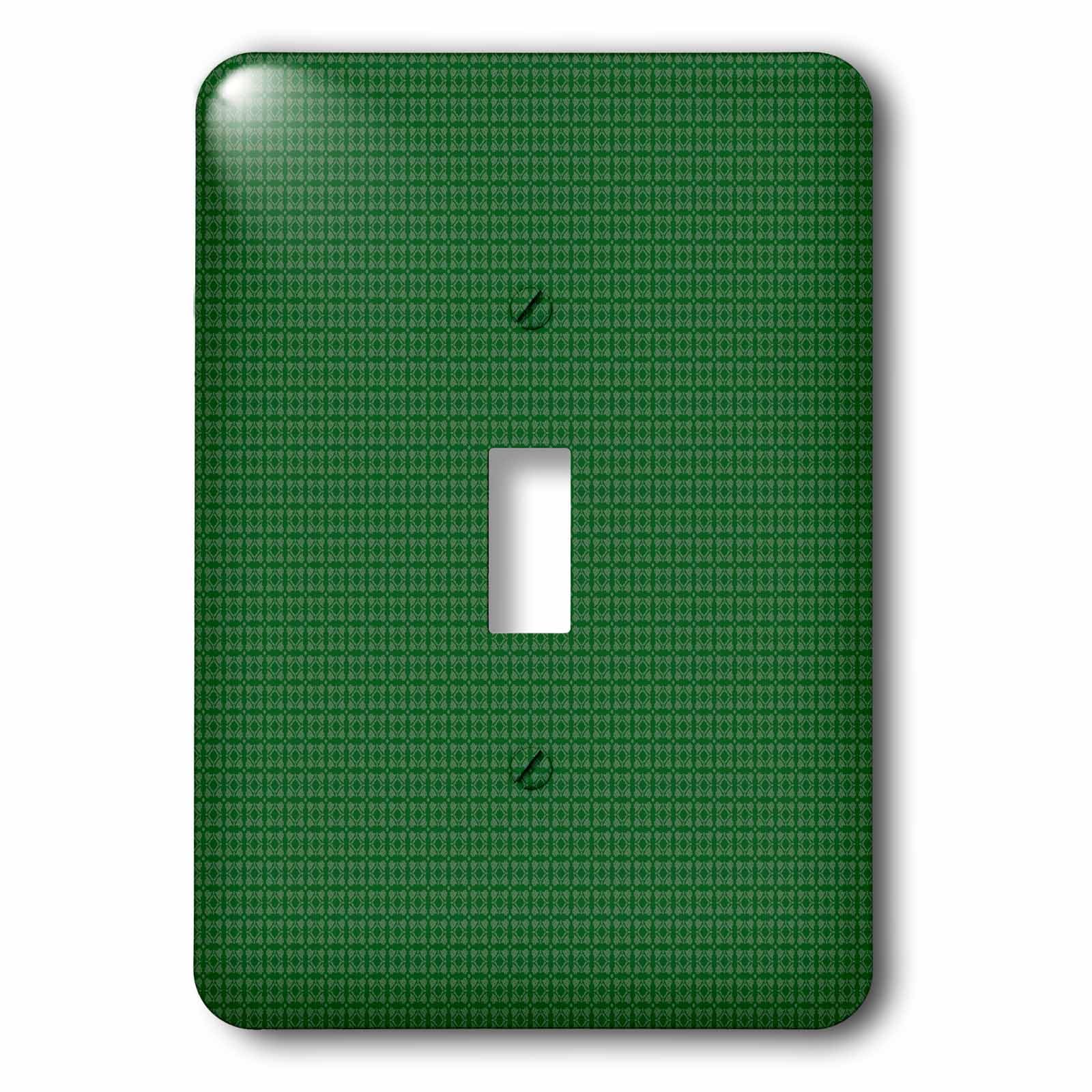 Interrupteur à bascule simple vert 3dRose pour décoration murale