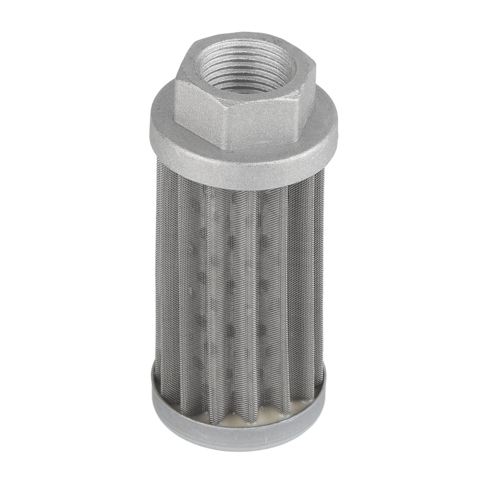 Generic Crépine D'aspiration Hydraulique Efficace en Acier Inoxydable, Large Application, Filtre à Carburant D'aspiration, Connexion Tubulaire pour Machines Lourdes (taille : 3,3" X 1,4")