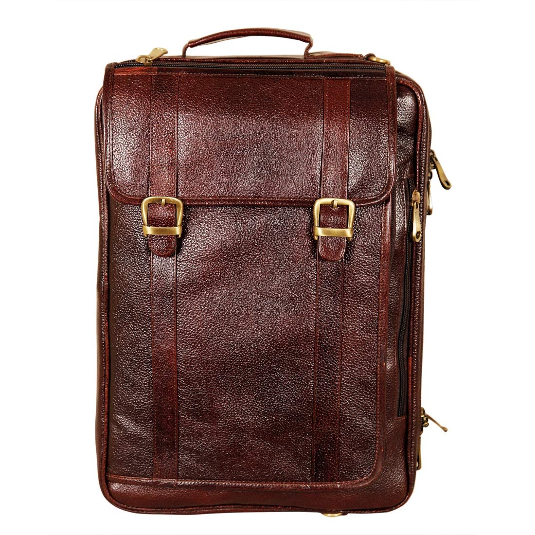 RICHSIGN Leather Accessories 18 Inch 4 Use Brown Leather Laptop Backpacks Bags for Men and Women (B0837WQJ5D) Amazon Price History, Amazon Price Tracker